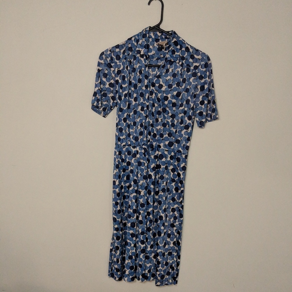 Novelty Print Vintage Dress